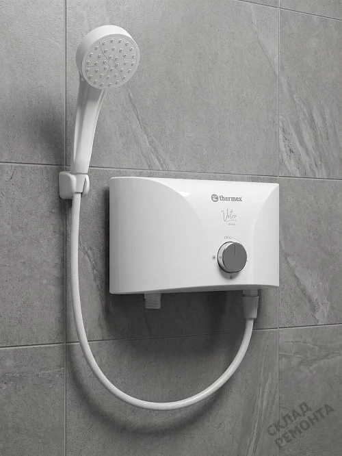 Фото Водонагреватель проточный Thermex Vetro 5500 shower л. – купить в Петропавловск-Камчатский: цена, описание, фото. Интернет-магазин 1