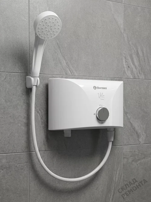 Фото Водонагреватель проточный Thermex Vetro 5500 shower – купить в Петропавловск-Камчатский: цена, описание, фото. Интернет-магазин 1