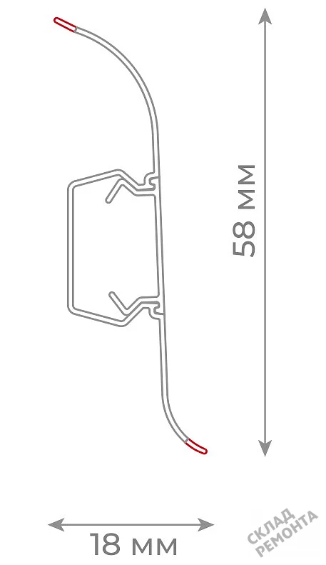 Фото Плинтус ПВХ Royce 2210 дуб волшебный – купить в Петропавловск-Камчатский: цена, описание, фото. Интернет-магазин 3