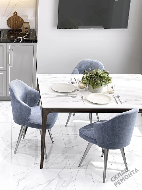 Фото Керамогранит лаппатированный Alma Ceramica Невада GFU6060NVD07L белый 600*600*9 – купить в Петропавловск-Камчатский: цена, описание, фото. Интернет-магазин 1