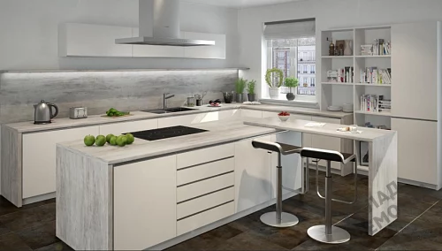 Фото Столешница КЕДР Stromboly grey 38 мм – купить в Петропавловск-Камчатский: цена, описание, фото. Интернет-магазин 3