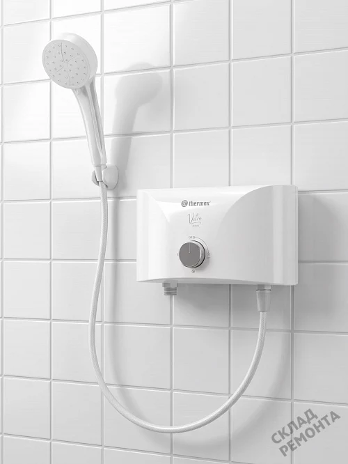 Фото Водонагреватель проточный Thermex Vetro 6500 shower л. – купить в Петропавловск-Камчатский: цена, описание, фото. Интернет-магазин 1