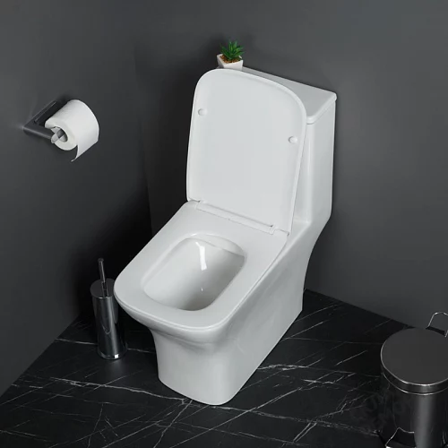 Фото Унитаз моноблок BelBagno Neon BB8617CPR-MN/SC безободковый купить в Петропавловск-Камчатский: цена, описание, фото. Интернет-магазин 2