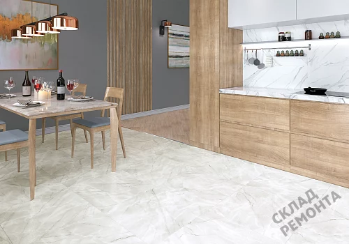 Фото Керамогранит лаппатированный Alma Ceramica Ларедо GFU04LRD70L светло-серый 600*600*9 – купить в Петропавловск-Камчатский: цена, описание, фото. Интернет-магазин 2