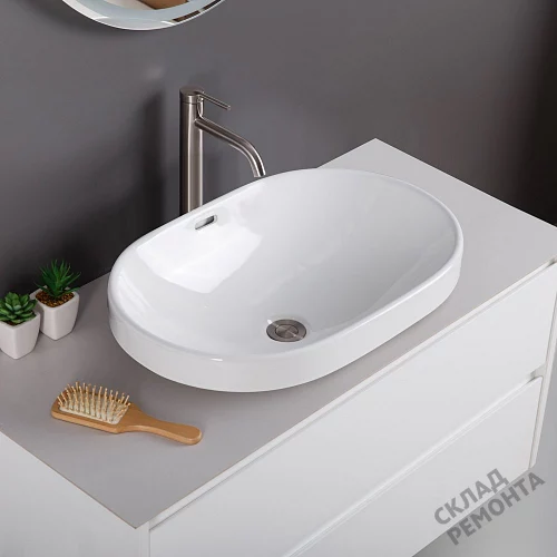 Фото Раковина накладная BelBagno BB1004 60 см купить в Петропавловск-Камчатский: цена, описание, фото. Интернет-магазин 5