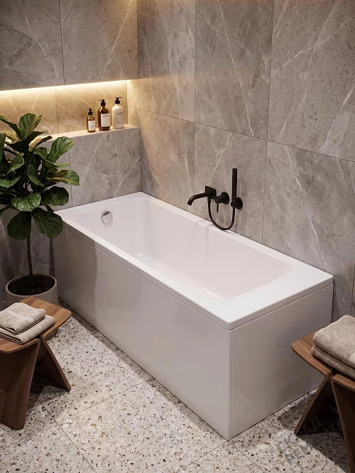 Фото Ванна акриловая Roca Easy ZRU9302904 без гидромассажа 150*70  купить в Петропавловск-Камчатский: цена, описание, фото. Интернет-магазин 1