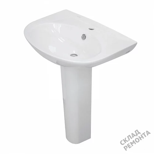 Фото Пьедестал для раковины Sanita Luxe Classic CLCSLWB01, белый купить в Петропавловск-Камчатский: цена, описание, фото. Интернет-магазин 2