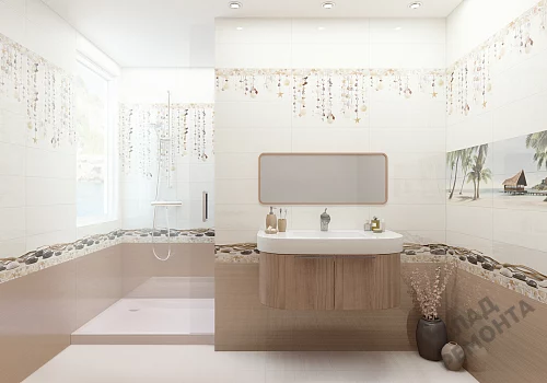 Фото Вставка Alma Ceramica Айленд DWA11ALD424 разноцветный 200*600 – купить в Петропавловск-Камчатский: цена, описание, фото. Интернет-магазин 4