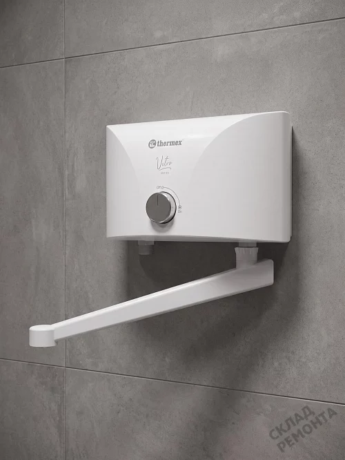 Фото Водонагреватель проточный Thermex Vetro 5500 tap л. – купить в Петропавловск-Камчатский: цена, описание, фото. Интернет-магазин 1