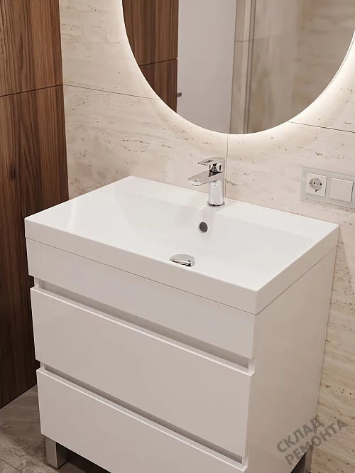 Фото Раковина на тумбу Cersanit Moduo 60, 60,5 см купить в Петропавловск-Камчатский: цена, описание, фото. Интернет-магазин 1
