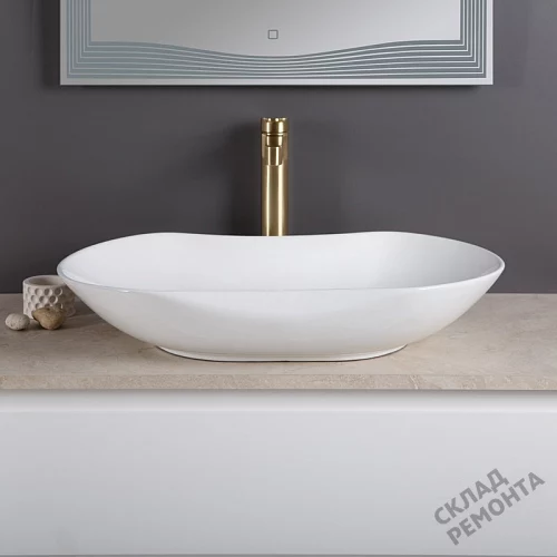 Фото Раковина накладная BelBagno BB1334, 66,5 см купить в Петропавловск-Камчатский: цена, описание, фото. Интернет-магазин 3