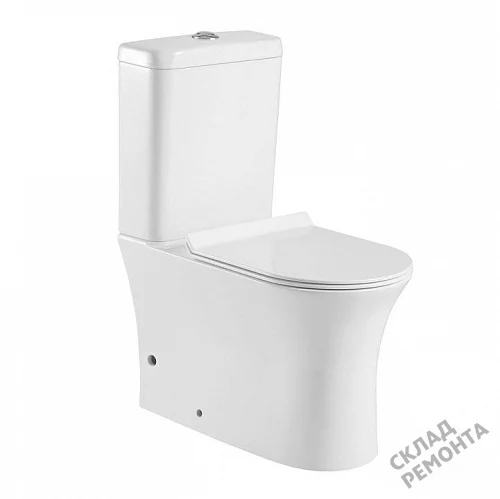 Фото Унитаз напольный Aquanet Roll-C 210764 безободковый купить в Петропавловск-Камчатский: цена, описание, фото. Интернет-магазин 6