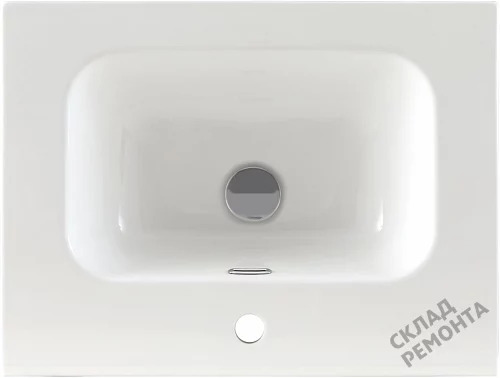 Фото Раковина на тумбу Aquanet Flat 60 (254363), 61 см купить в Петропавловск-Камчатский: цена, описание, фото. Интернет-магазин 2