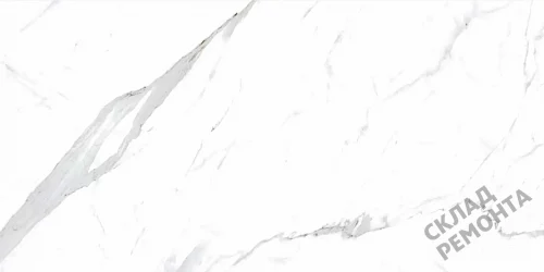Фото Керамогранит матовый Steppe Ceramics Statuario White белый 600*1200*10 – купить в Петропавловск-Камчатский: цена, описание, фото. Интернет-магазин 2