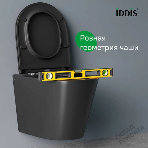 Фото Унитаз подвесной Iddis Калипсо CALR3BMi25 безободковый купить в Петропавловск-Камчатский: цена, описание, фото. Интернет-магазин 5