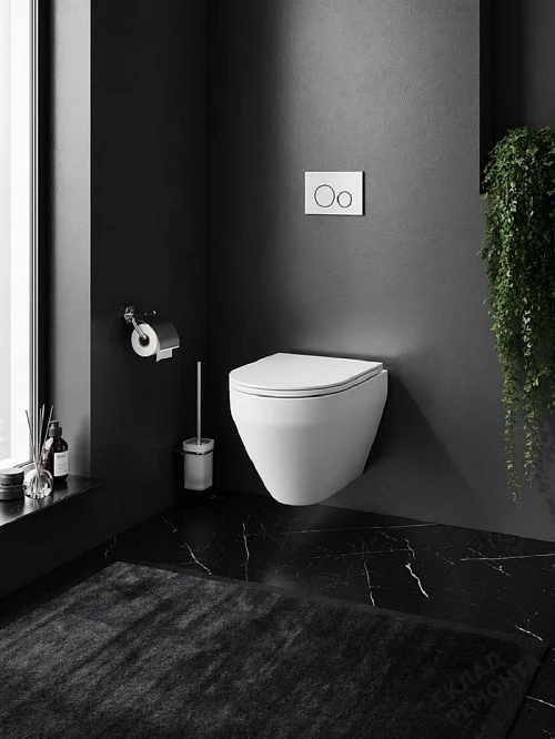 Фото Унитаз подвесной Am.Pm Spirit V2.0 C701700WH безободковый купить в Петропавловск-Камчатский: цена, описание, фото. Интернет-магазин 1